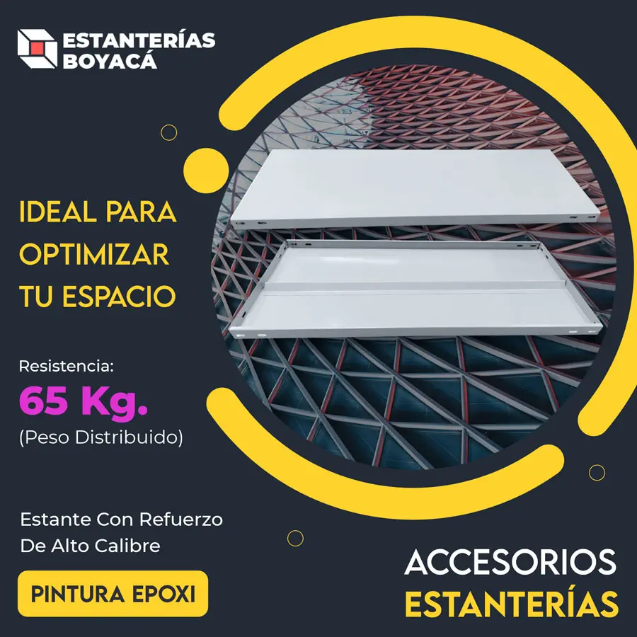 estante metalico de 90 por 42 gris para hasta 65kg